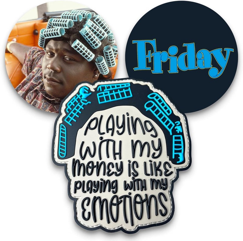 Jestik PVC Patch, Funny Patches, Humorous Tactical Morale Patch with Hook and Loop Fastener, Cute Patches for Backpacks, Military Uniforms, Jeans, Jackets, Vests, Hats & More - Big Worm Money Emotions - Image 1